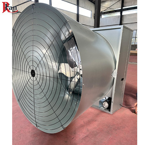 Industri 50 inci ventilasi shutter kerucut kipas kotak panjang pisau variabel kecepatan knalpot - Product Image 5