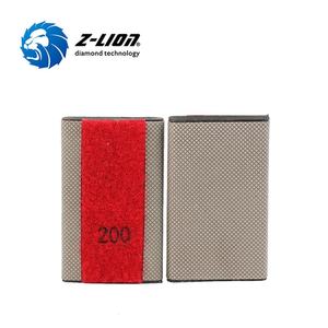 Bloc de ponçage en mousse à main avec rainures et boucles électro-plaquées diamant - Product Image 5