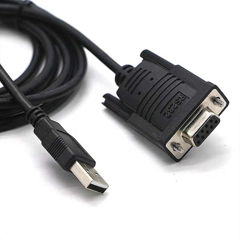 Factory Custom Plug and Play FTDI DB9 Micro MINI type C USB to RS232 Serial Cable for Programming