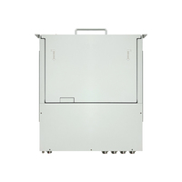 Console KVM RJ45-M12 1U à montage en rack avec commutateur à 4 ports, tiroir de connexion informatique, touches de raccourci, télécommande, inventaire IP