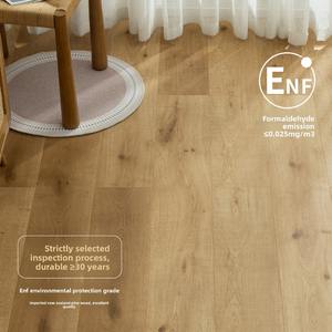 Plancher composite multicouche en bois massif effet chêne marbré, écologique et étanche, pour villa, salle de sport, design moderne - Product Image 2
