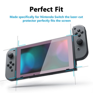 Dark Grayish Violet Border Transparent HD Clear Saver <b>Protector</b> Film Tempered Glass <b>Screen</b> <b>Protector</b> <b>for</b> <b>Nintendo</b> <b>Switch</b> Console - Product Image 5