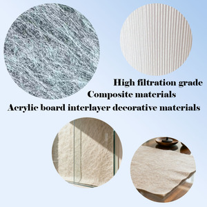 Tissu non tissé brillant thermocollé 100 % polyester à fibres longues ultra-minces 50 GSM 1,5 m <span class=keywords><strong>de</strong></span> large pour surfaces murales et <span class=keywords><strong>verre</strong></span> - Vente en gros - Product Image 4