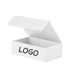Custom Logo Luxury Recyclable Cardboard Rigid Magnet Box Packaging <b>Paper</b> Folding Magnetic Gift Box With Magnetic Lid - Product Image 1