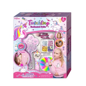 Juego <span class=keywords><strong>de</strong></span> regalo <span class=keywords><strong>de</strong></span> lápiz labial encantador <span class=keywords><strong>para</strong></span> niñas, sombra <span class=keywords><strong>de</strong></span> ojos adolescente y soporte <span class=keywords><strong>para</strong></span> el cabello arcoíris, juego <span class=keywords><strong>de</strong></span> <span class=keywords><strong>maquillaje</strong></span> <span class=keywords><strong>para</strong></span> fiesta, juego <span class=keywords><strong>de</strong></span> juguete <span class=keywords><strong>de</strong></span> <span class=keywords><strong>maquillaje</strong></span> <span class=keywords><strong>para</strong></span> niños - Product Image 1
