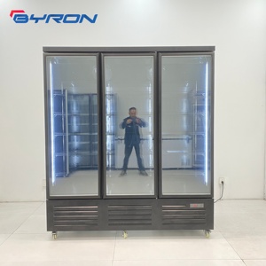 Vertical Glass Door Upright <b>Freezers</b> Control Automatic Defrost Commercial Display Shop Supermarket Catering Use BC Glas - Product Image 6