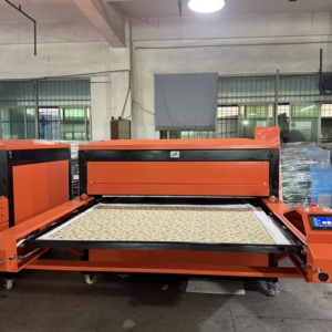 Automatic Heat Press <b>Machine</b> to Print on Big Size Mouse Pad Blankets <b>Printing</b> <b>Machine</b> Transfer <b>Machine</b> Two Working Platens - Product Image 5