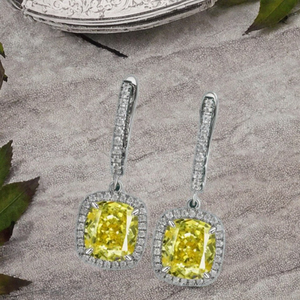 Boucles d'oreilles en jadeite lavande naturelle, forme poire goutte d'eau, argent sterling 925, qualité AAA, luxe, pour femme, zircon certifié, pour mariage et soirée - Product Image 2