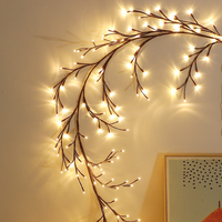 Guirlandes lumineuses LED pliables en forme de feuille d'érable, avec télécommande, pour Noël, chambre, maison, intérieur, extérieur, Luces Navideas