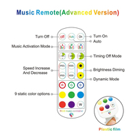 Contrôleur de synchronisation de musique LED intelligent WiFi-DC 5V/12V/24V, 6A, gradateur PWM RVB à 3 canaux, sortie 1-4 ports, 4 broches, télécommande IR à 24 touches