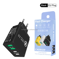 Chargeur de téléphone portable 40W EU US Plug USB Type C Chargeur de téléphone pour Android Super Fast Charging Adapter Charger