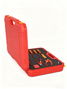 Bộ dụng cụ 16 món gồm kìm bấm cách điện, dao cắt dây, tua vít Phillips, kèm hộp đựng cứng - Product Image 4