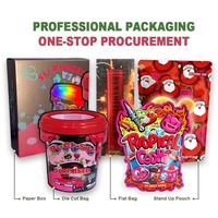 Sacs refermables personnalisés en Mylar avec impression holographique, découpés sur mesure, formes spéciales, 1g, 3.5g, 7g, 14g, anti-odeur