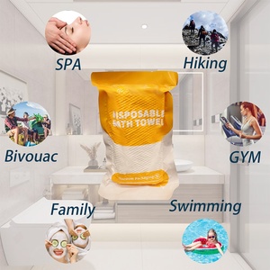 70*140cm Disposable Vacuum Bath <strong>Towel</strong> Individually <strong>Packaged</strong> Bath <strong>Towels</strong> Easy to Carry Suitable for Traveling, Business Trip - Product Image 3