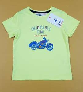 Overrun Garments Étiquettes de marque originales Garçons Shorts Manches Ras du cou T-shirts Casual Premium Cotton Quick Dry Bangladesh - Product Image 1