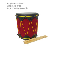 Instrument de percussion indien Tambour pour enfants Instrument de percussion minoritaire Tambour indien Éducation précoce Instrument de musique