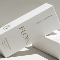 Boîte en carton de coton Clean Beauty RTE, toucher doux, gaufré, pour l'emballage de nettoyants