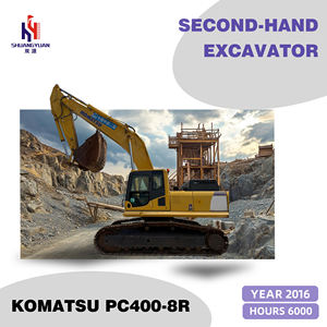 Excavatrice sur chenilles d'occasion Komatsu PC400-8R 2016 avec moteur et alternateur, 6000 heures, prix bas, excellentes performances pour la construction - Product Image 1