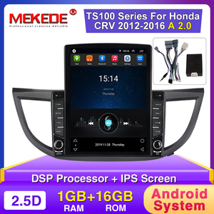 MEKEDE Tesla Android 9 1 Gam + 16 Gam <span class=keywords><strong>Quad</strong></span> Core <span class=keywords><strong>Car</strong></span> DVD Player Cho CRV CR-V 2012-2016 Đài Phát Thanh Stereo Âm Thanh SWC GPS WIFI BT IPS... - Product Image 2