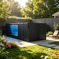 Piscine en plastique renforcé de fibre de verre 6m, revêtement FRP, piscine hors sol préfabriquée, sur mesure