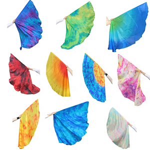 Spinning Flow Play Drapeaux de soie Voiles pour l'église Adoration prophétique Louange Danse Drapeau de soie - Product Image 6