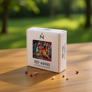 Bracelets à perles Pulsara en acier inoxydable, croix chrétienne, cadeau unisexe, bijoux tendance, 2400 pièces en boîte, Réf. 44990 - Product Image 2