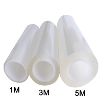 Protecteur de porte transparent en polyester simple face, adhésif acrylique, imperméable, 8,3 pouces d'épaisseur, sans résidus, personnalisable