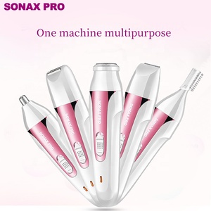 Venta caliente SONAX PRO 8822 5 in1 afeitar eléctrica de eliminación de pelo de la pierna de <span class=keywords><strong>las</strong></span> mujeres cuerpo depiladora - Product Image 4