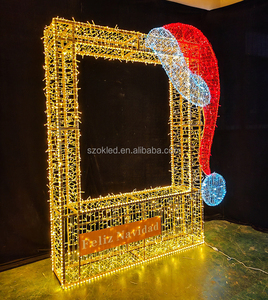 Đèn trang trí Giáng sinh ngoài trời hình thiên thần 3D, chủ đề lễ hội Giáng sinh, đèn LED trang trí hình thiên thần lớn - Product Image 3