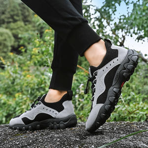 Chaussures de sport décontractées pour hommes, idéales pour la randonnée en plein air, avec patchwork tendance, pour l'été 2024 - Product Image 5