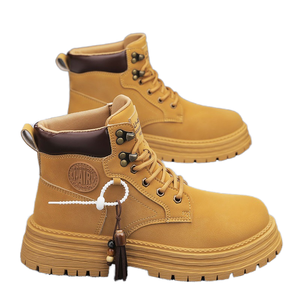 Botines con Cordones para Hombre, Otoño-Invierno 2025, Casuales, Deportivos, para Senderismo, Resistentes al Desgaste, con Suela Gruesa - Product Image 1