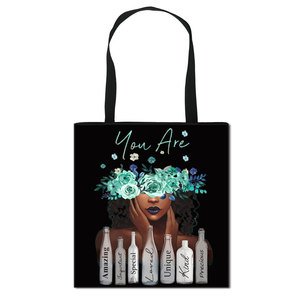 Bandoleras con estampado de África <span class=keywords><strong>Latina</strong></span> para mujer, bolsos de hombro femeninos con asa, bonitos bolsos con estampado Afro marrón para chicas - Product Image 5