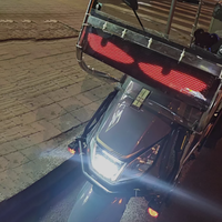 Panel LED de Matriz con Mensaje Desplazable, Pantalla LED Programable, Luces Ojos de Demonio, Pantalla LED Flexible para Ventana de Auto o Camioneta