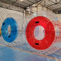 Balle flottante gonflable pour marcher sur l'eau, jeu aquatique pour enfants et adultes, fête au bord de la piscine, PVC