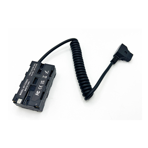 D-Tap a Cable de bobina de resorte de batería simulada de doble cara con 36W PD tipo <span class=keywords><strong>C</strong></span> para batería de <span class=keywords><strong>c</strong></span>ámara Sony D-Tap a F550/F750 - Product Image 4