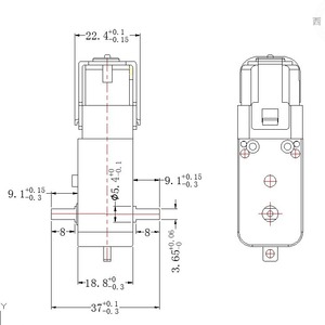 Moteur Shunjie TT 130 Micro DC à balais avec arbre de 5 mm pour le traitement des engrenages de boîte de vitesses de jouets - Product Image 2