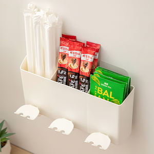 Vendita diretta del produttore usa e getta tazza di plastica portaoggetti casa Lounge a parete caffè e bustina di tè scatola di immagazzinaggio - Product Image 4