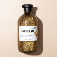 Gel Douche Moussant Personnalisé Or 24K, Bain Moussant, Nettoyant Corporel 500ml, Ingrédients Nourrissants Écologiques pour Tous Types de Peau
