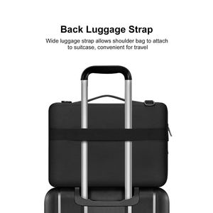 360 °   Bolso de hombro protector para computadora portátil, compatible con portátiles de 15 a 15.6 pulgadas, almacenamiento organizado para viajes de trabajo - Product Image 5
