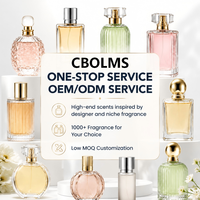 Vente en gros OEM ODM Marque privée Logo personnalisé Luxe Dégradé bleu Eau de Parfum 50ml Flacon de parfum en spray longue durée