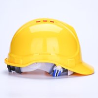 Casco de seguridad de servicio integral Casco DE SEGURIDAD DE CONSTRUCCIÓN DE HDPE con respiración única Diseño libre Cómodo de usar en días calurosos