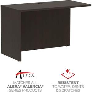 Serie Alera Valencia 47.25 pulgadas X 23.63 Pulgadas X 29.5 Pulgadas Escritorio Reversible Return/Bridge Shell Espresso para Oficina - Product Image 5