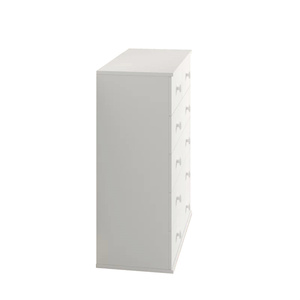 Mobile camera da letto bianco lucido alto turco 6 cassetti cassettiera sezionale stile americano soggiorno mobili di stoccaggio - Product Image 4