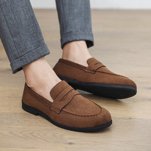Mocassini Vintage Estivi Leggeri con Suola Sottile <span class=keywords><strong>Slip</strong></span>-<span class=keywords><strong>On</strong></span> per Pendolari Casual Formali Scarpe da <span class=keywords><strong>Uomo</strong></span> - Product Image 4
