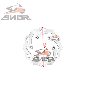 SNOR vente chaude 260mm disque de frein en acier inoxydable Rotor croix disque de frein avant accessoires de frein de Motocross - Product Image 4