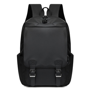 Cross-border European and British-style leather-look <b>backpack</b>, versatile for <b>college</b> students, business, and casual use; laptop - Product Image 1