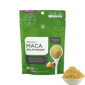 מזון כיתה שחור אורגני עבור מאקה תמצית מאקה צמחים טבעיים עבור גברים ארוז בתוף - Product Image 3