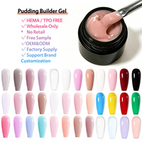 Gel Constructor de Uñas OEM ODM, No Fluido, Sin HEMA ni TPO, Sin Calor, Textura Cremosa, Apex Building, Rosa Nude, Removible, Profesional