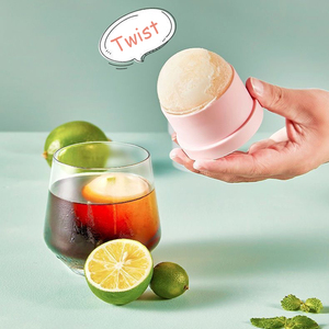 Silicone Ice Ball <b>Maker</b> Mold DIY Whiskey & Cocktail Ice Hockey Jelly & Drink Mould Kitchen Tools Ice <b>Cream</b> <b>Maker</b> Tool - Product Image 4