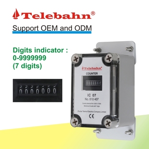 Contador de Sobretensiones Mecánico para Exteriores, Protector SPD IP65, Pantalla de 7 Dígitos (0-9999999), Contador de Descargas ESE IC 07 - Product Image 1